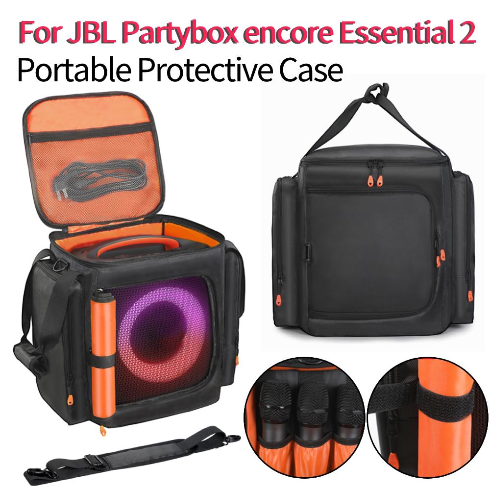 For JBL Partybox Encore Essential 2 Portable Protective Case Shockproof Portable Speaker Dust Case Anti-Scratch Encore Essential