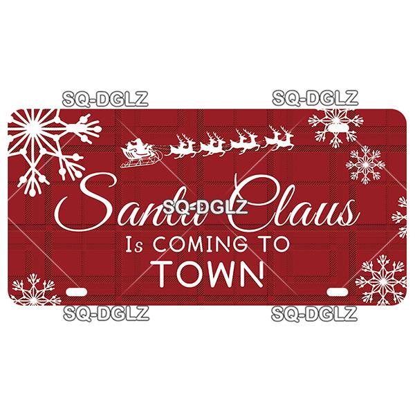 Christmas Vintage Metal Sign Welcome Tin Sign Vintage Door Decor Man Cave Plaque Home Decor Bar Sign Friend/Family Gift