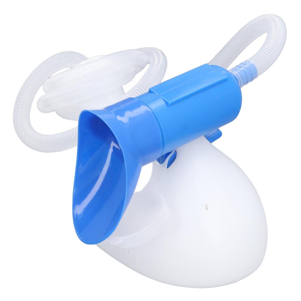 Boccetta per Urina da Uomo 2000ml Ergonomica Ampia Apertura Plastica Resistente Grande Boccetta per Pipì con Tubo per Casa Viaggio Ospedale
