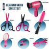Aiuaza 1 Set Girl Hair Tools Simulation Hair Dryer Hairdressing Dressing Suit Playhouse Set Simulation Ornament Toys