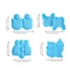 Shiny Cats Fish Rabbit Earrings Mould Silicone Epoxy Resin Molds DIY Earrings Jewelry Making Keychain Jewelry Tools