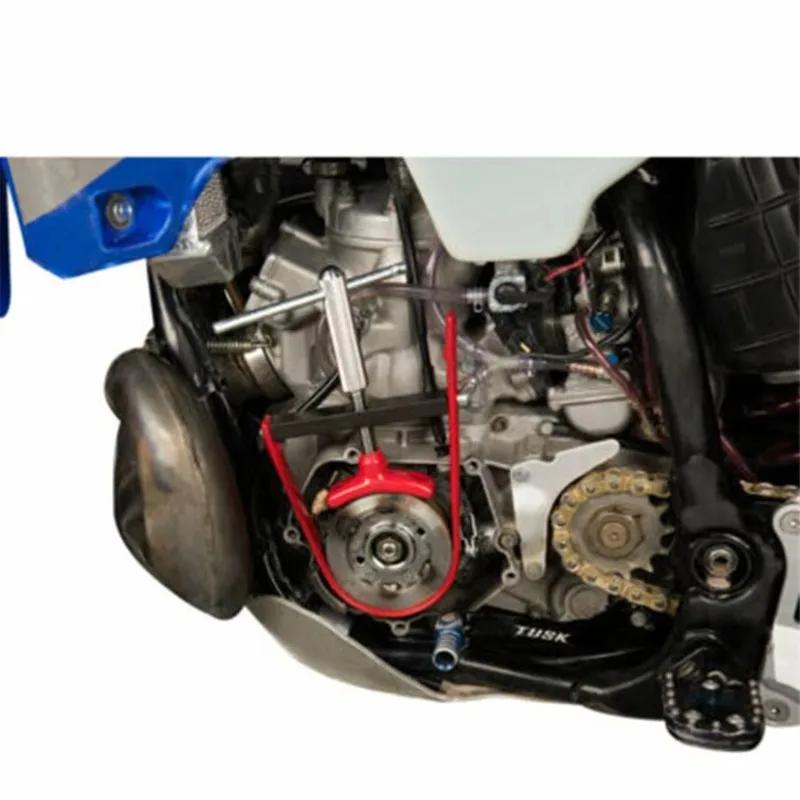 Universal Flywheel Holder Clutch Pulley Holding Tool Locking Device Sprocket Fixer Motorbike Clutch Pulley Tool Professional