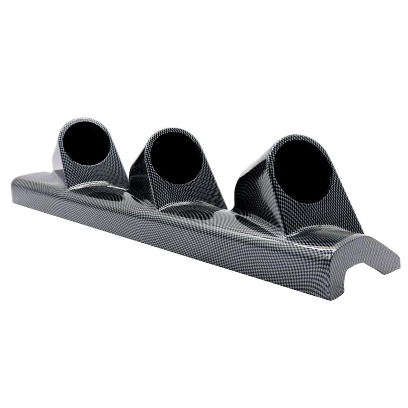 52mm Car Tools Holder Triple Dash Pod ABS Meter Mount Universal Gauge Set for Auto Truck Motorcycle