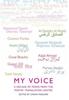 My Voice A Decade of Poems from the Poetry Translation Centre by Various Paperback Book 9781780371078