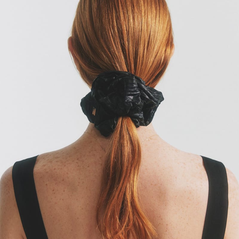 JOY GRYSON Adventurous Black Scrunchie JO4SHX11