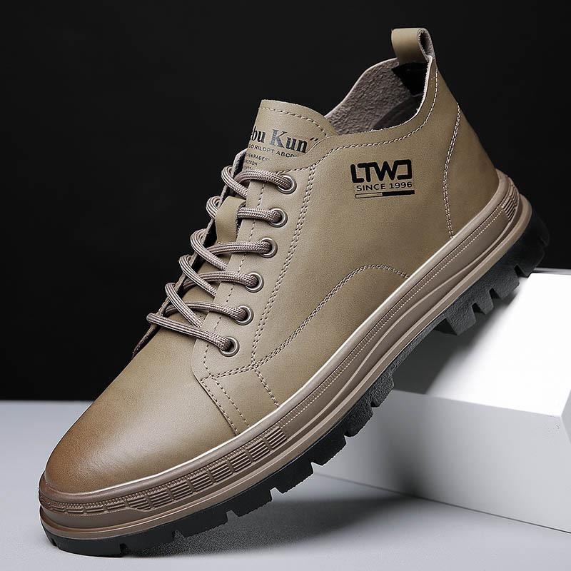 

2025 autumn new summer breathable trendy shoes soft sole soft leather casual leather shoes men s real cow leather shoes men s shoes 44