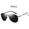 Luxury Oversized Metal Big Frame Pilot Sunglasses Men Women Driving Fishing Sun Glasses Male Female Sunglass Man UV400 Eyewear