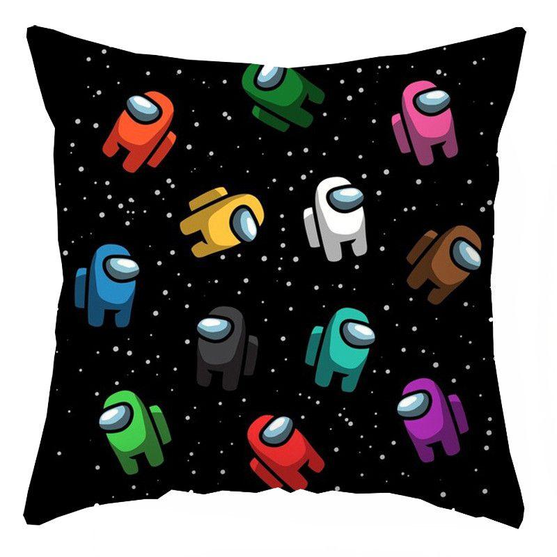 Pillow Game Case Throw Cushion Cover Home Sofa Decor Square Cartoon