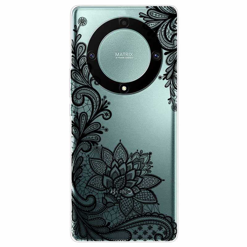 Custodia per Honor Magic6 Lite 5G Trasparente TPU Silicone Funda Capa per Honor Magic 6 Lite Coperture Morbide Magic6Lite Trasparenti Coques borsa