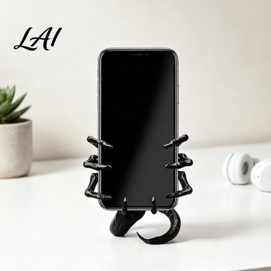 Trendy Desktop Decoration Alien Facehugger Phone Stand Unique 3D Printed Cell Holder Creative Gift for Gamers Sturdy PLA Decorative Smartphone Mount