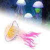 Aquarium Simulation Silicone Artificial Jellyfish Fish Tank Decoration Ornament Red
