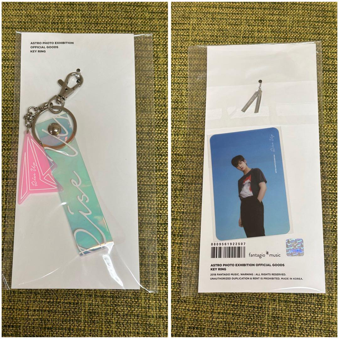 

[USED] ASTRO RISE UP Photo Exhibition Keyring Trading Card Cha Eunwoo