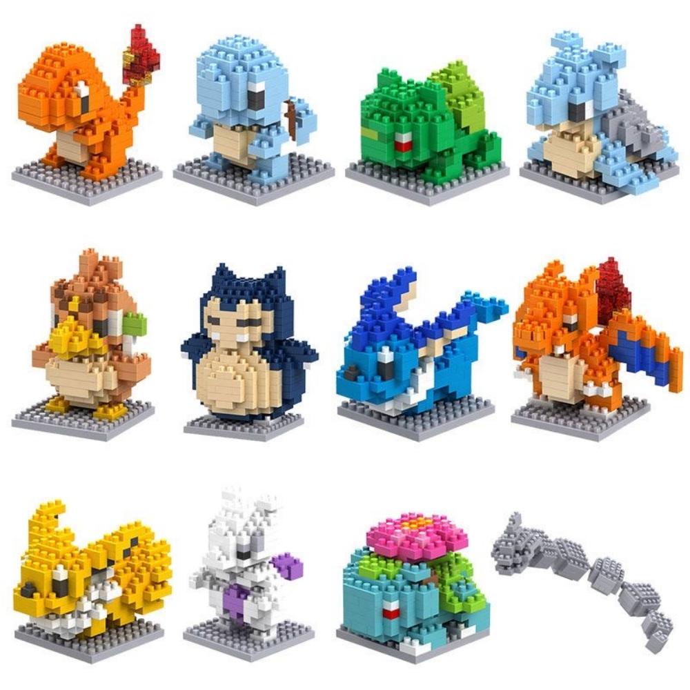 Particle Building Blocks Assembly Model Anime Character Model Dolls Toys Children Gifts Sets Desktop Ornaments Room Decoration