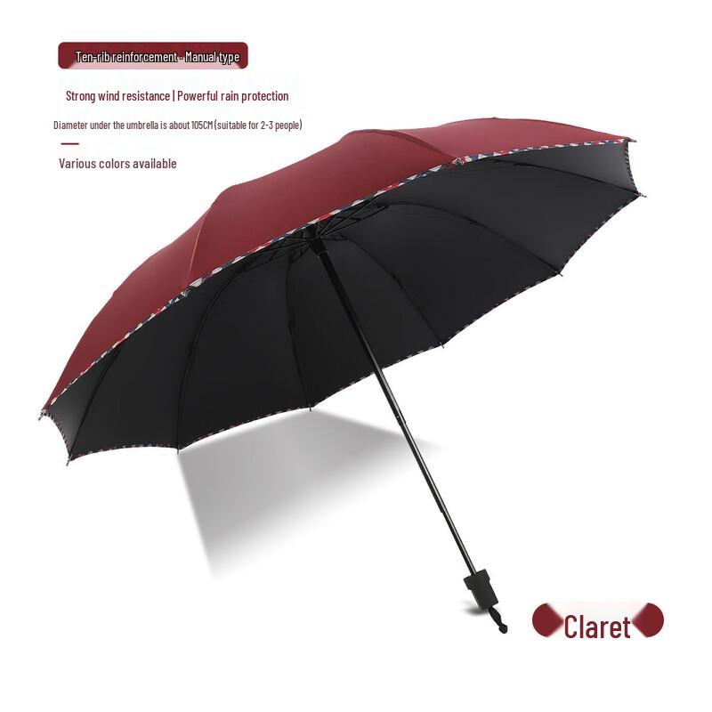 OIMG Oversized 10-Rib Manual Two-Person UV Umbrella