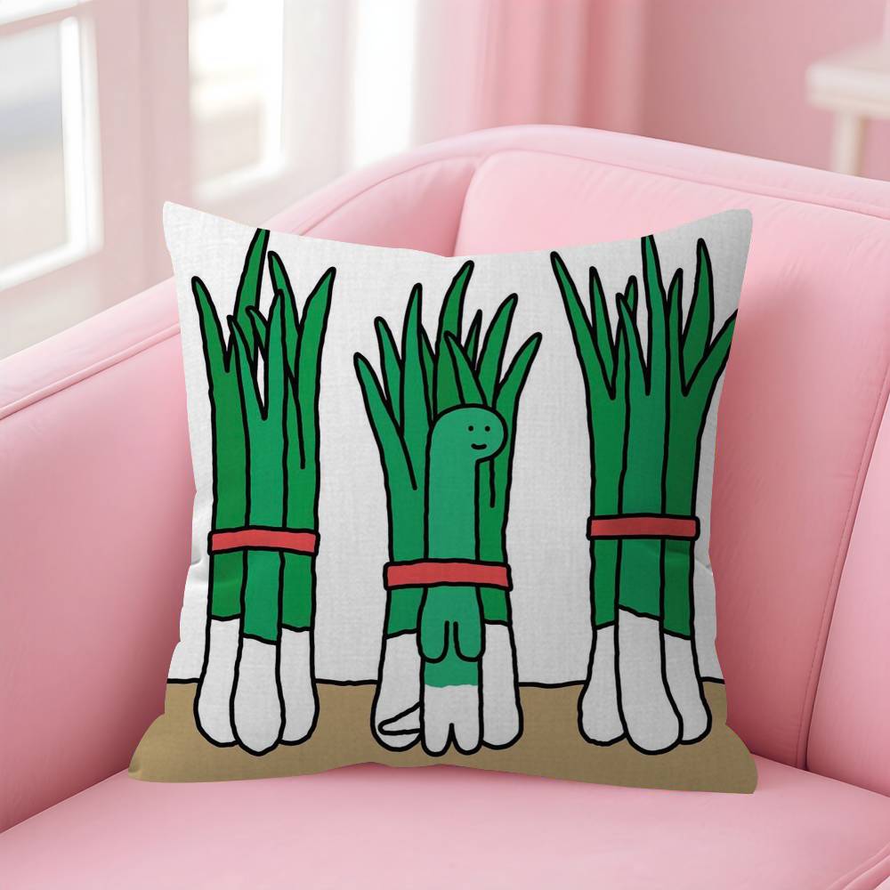 Cartoon J-Joguman S-Studio Personalized Pillow Cover Kids Bedroom Wild Party Decor Pillowcase Kid Birthday Shower Gift