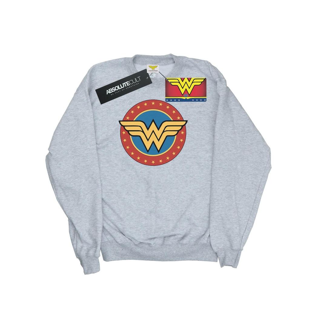 DC Comics Boys Wonder Woman Circle Logo Sweatshirt