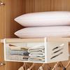 Carbon Steel Under Shelf Closet Organizer Basket, Hanging Holder for Cabinet, Desk, Kitchen, Home,