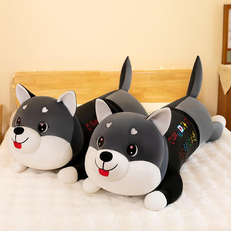Husky Siberian Plush Toy Fashion Comfortable Sleeping Pillow Cushion Doll Gift