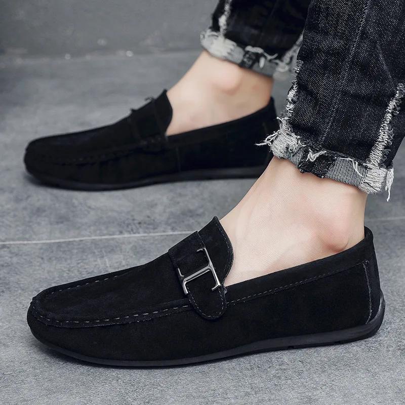 Casual Shoes for Men Comfortable Men's Loafers Business Male Formal Shoes 2025 Slip-on Men Flats Lightweight Men's Driving Shoes