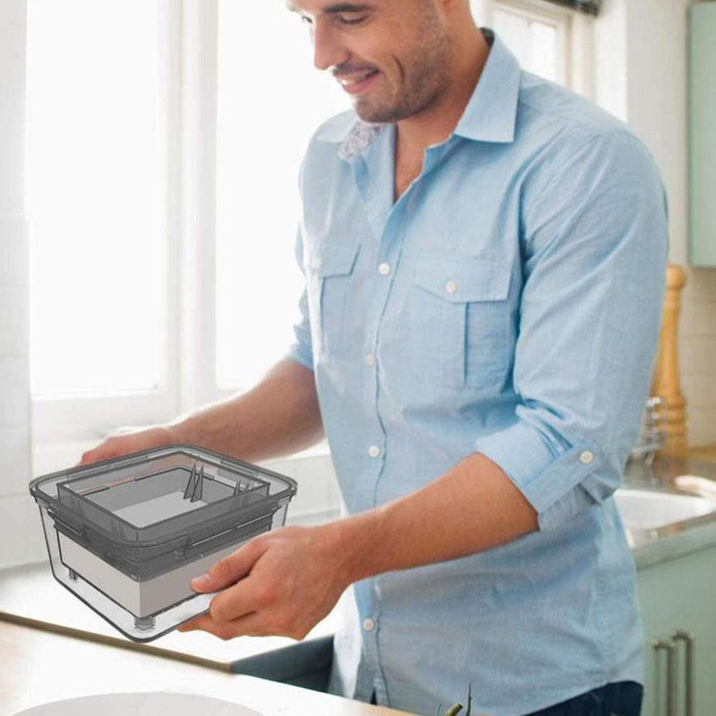 Tofu-Press-Maker Leichtgewichtiger Wasserablass-Gadget Haushalt Sojabohnenquark-Presser Professionelles Küchenkochwerkzeug