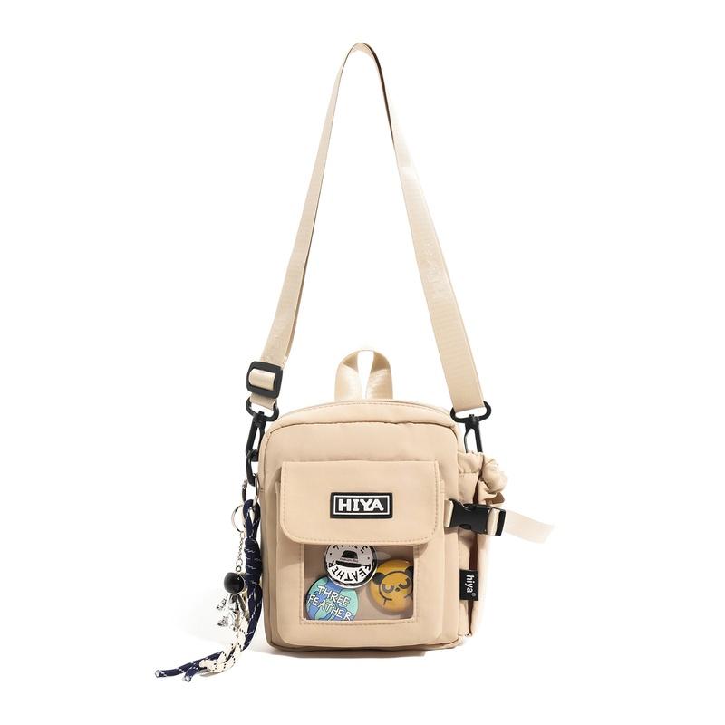 Unisex Nylon Crossbody Bag Multi Pocket Casual Shoulder Handbag for Travel Work