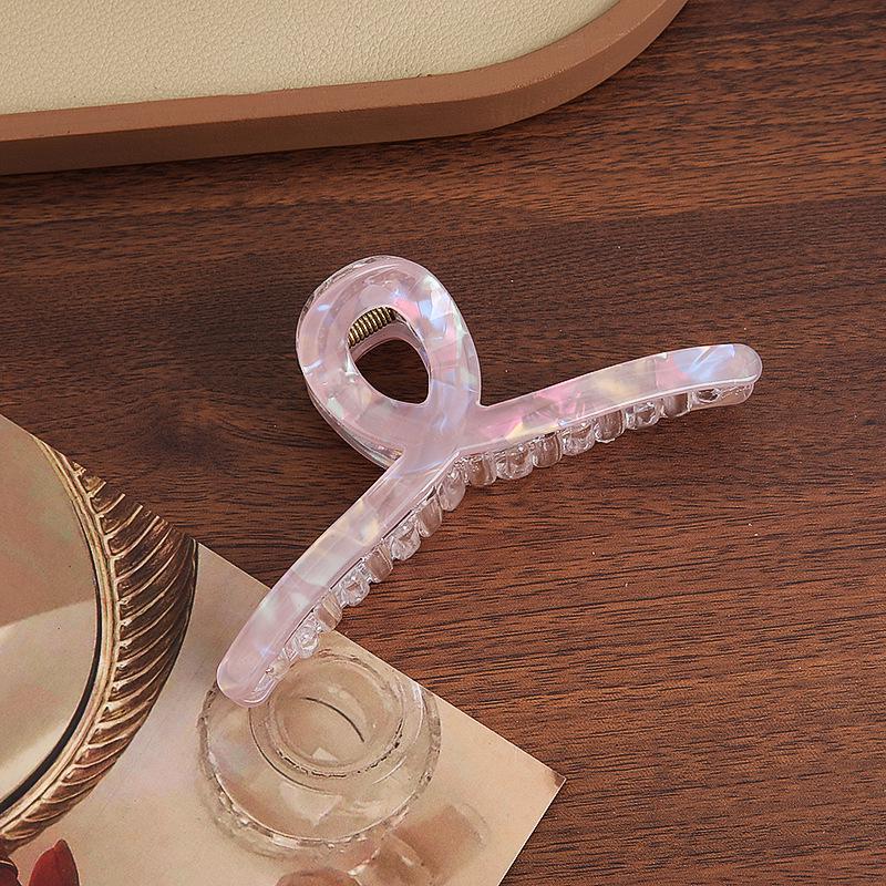 Korean Transparent Candy Jelly Hair Clips: Versatile Claw & Shark Clips for Stylish Hair Buns