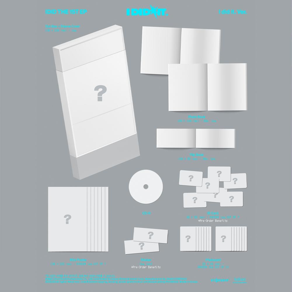 (Pre-Order) IDID - 1st Mini Album I did it (I did it. Ver.)
