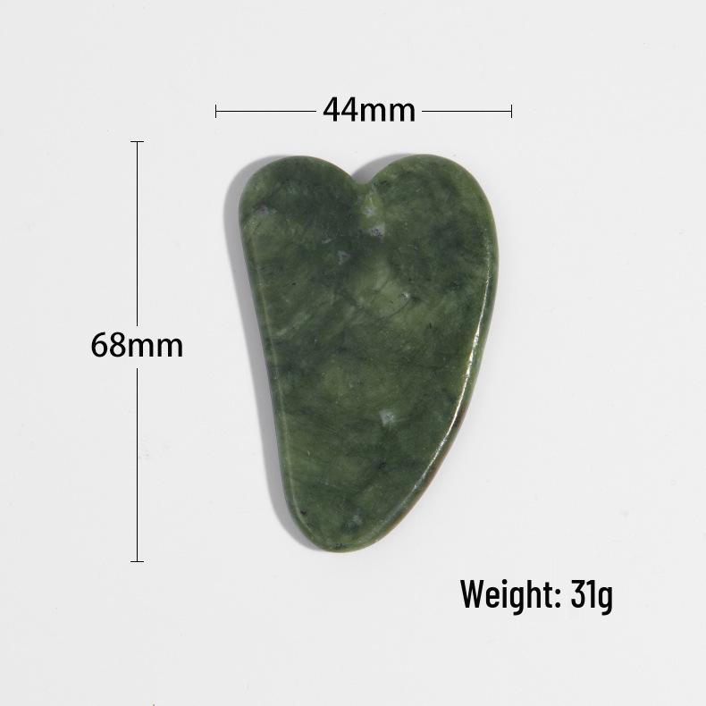 Jade Beauty Massage Set: Roller, Xiuyu-Stab, Gesichtshorn, Gua Sha-Brett