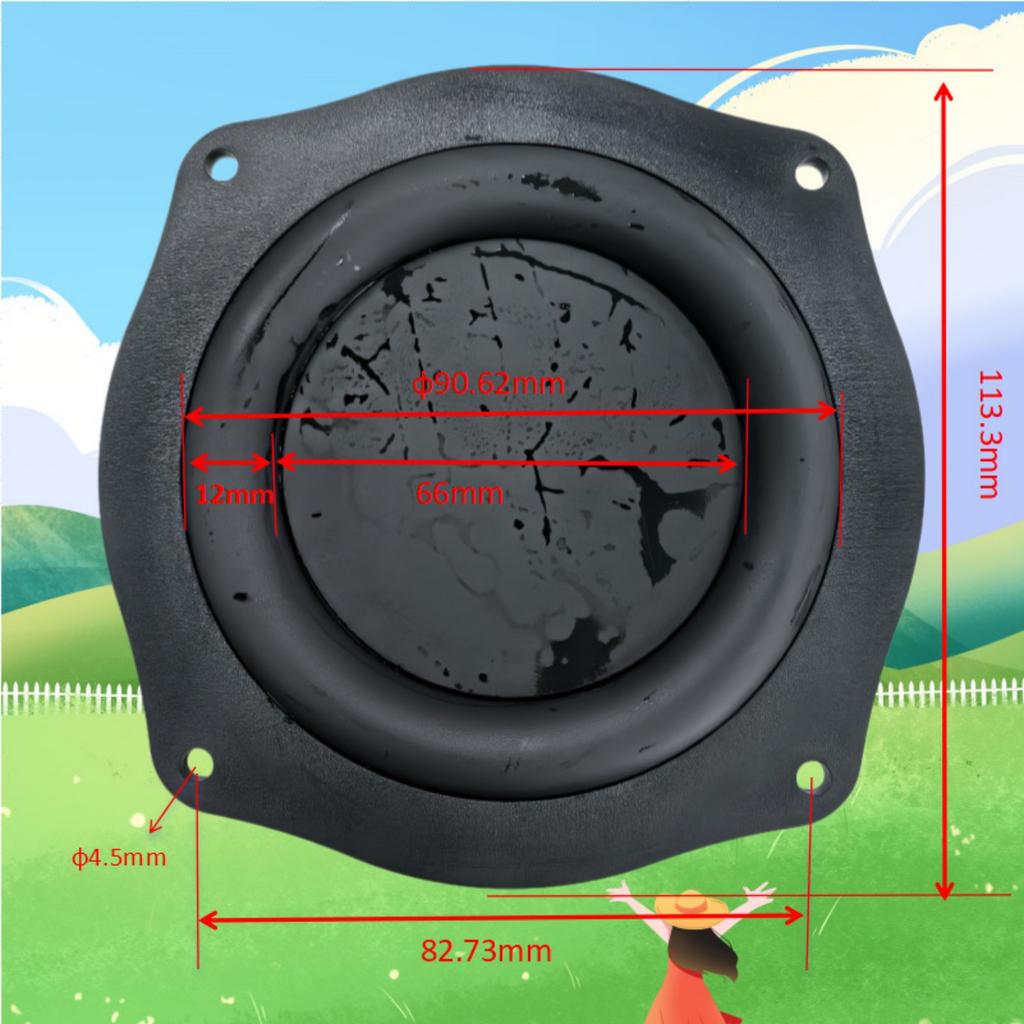 Diaphragm Membrane Passive Bass Diaphragm Vibrating Membrane Rubber Surround Passive Subwoofer Radiator