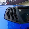 Black Rear Window Shutter Louver Sun Shade Side Air Vent Panel Decoration Cover Trim Accessories For Honda FIT JAZZ 2014 -