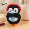 Plush Keychain Pendant Penguin Toy with Squeaker, Cartoon Schoolbag Pendant, Stuffed Animal Doll for Backpack Bag Charm Plushie