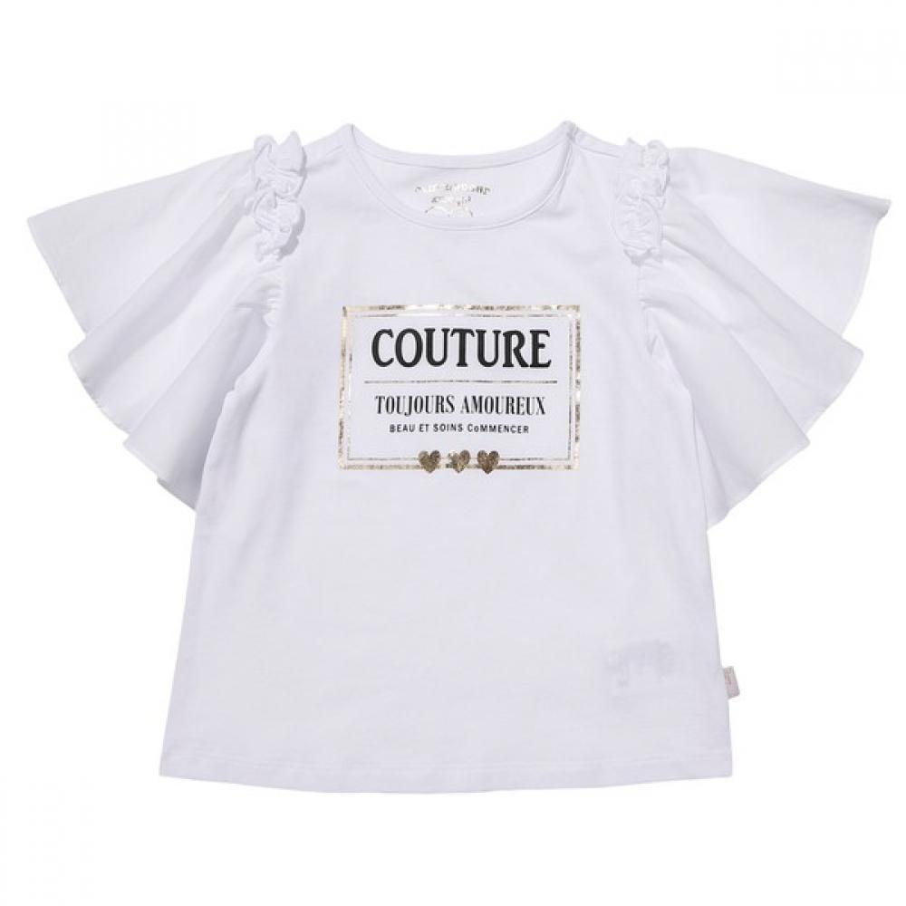 

[Comance] Comance Shine Gold Foil T shirT White/100