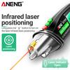 Neuer intelligenter Spannungsprüfstift 12V-1000V AC Spannungs-Sprachansage ANENG VC1019 Berührungsloser Infrarotsensor-Positionierung Elektrische Werkzeuge mit Alarm