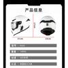 3C Certified Full Face Motorcycle Helmet Men Women Breathable UV Protection Retro Style