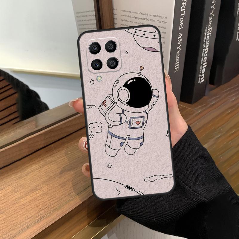 Cute Galaxy Astronaut Case For Samsung Galaxy M56 M16 M36 M33 M53 M13 M12 M32 M52 M20 M15 M55 M31 M14 M35 M34 M54