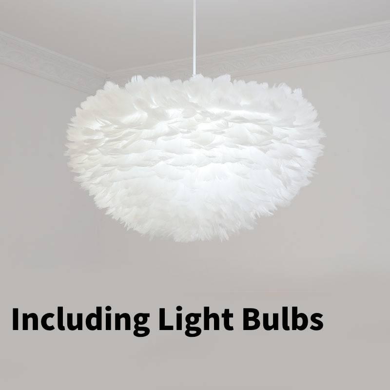 

Перьевой потолочный белый подвесной абажур Современный абажур для люстры Напольная лампа белый