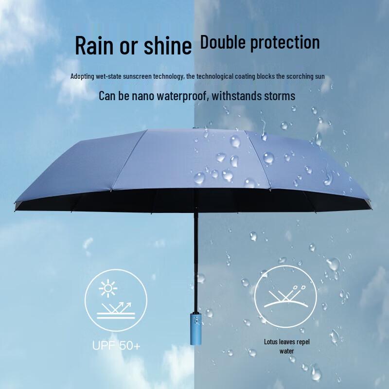 Hongye Automatic 10-Rib Windproof Business Umbrella