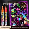 6mm Water-Soluble Liquid Chalk LED Light Board Pen - Dust-Free, Easy To Wipe, Stain-Free, Suitable for Glass.