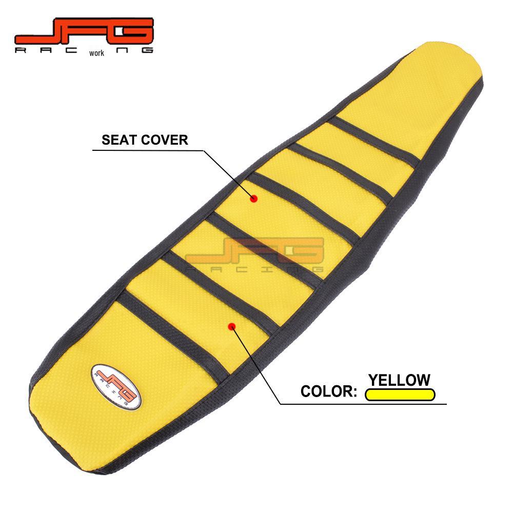 Gelber Rutschfester Wasserdichter Sitzbezug für DRZ400 00-17 Offroad-Motorrad
