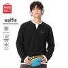 MINISO Camiseta de manga larga gofrada para hombre