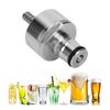 Stainless Steel Carbonation Cap with Barb Ball Lock 30cm Silicone Hose for Home Brewing Beer