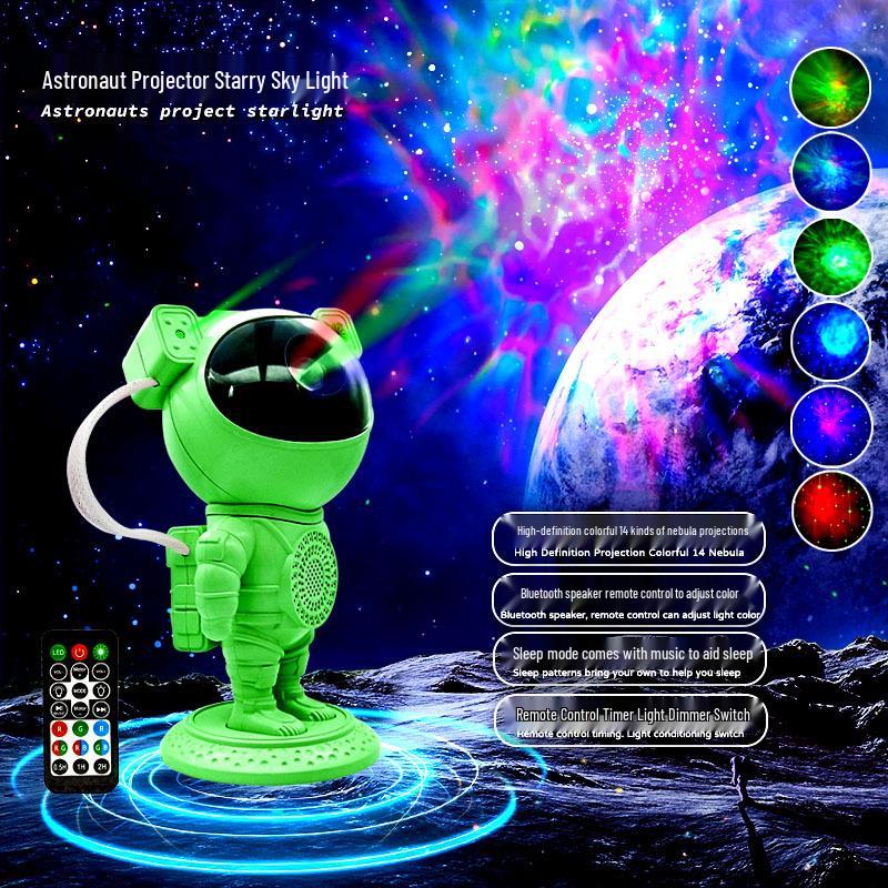 Astronaut Starry Sky Projector: Creative Bluetooth Night Light & Gift for Kids