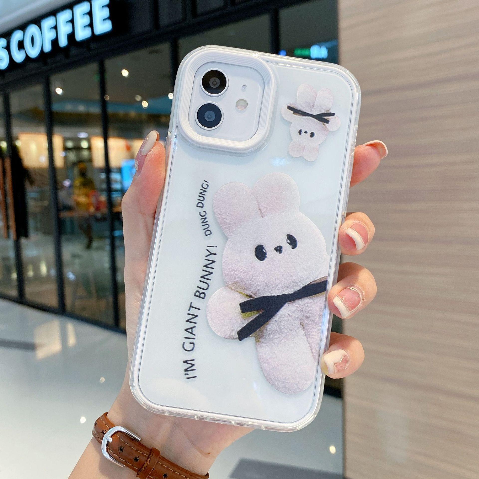 

Плюшевий Ведмедик 3-в-1 Ударостійкий Чохол-Серце для iPhone 12/13/XR - Модний Бренд Xmax iPhone 12 Pro