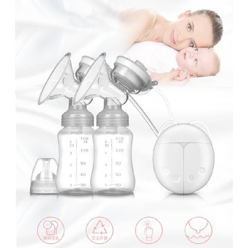 Usb Double Automatic Electric Breast Nipple Suction Pump Mom Milk Extractor Tool