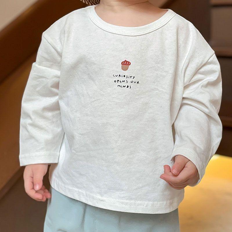 Baby Three-Piece Long Sleeve Crew Neck Tee Set – Spring Collection