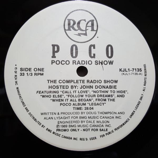 

12inch Record POCO Poco Radio Show KJL17135 RCA 1989 Canada Rock Used