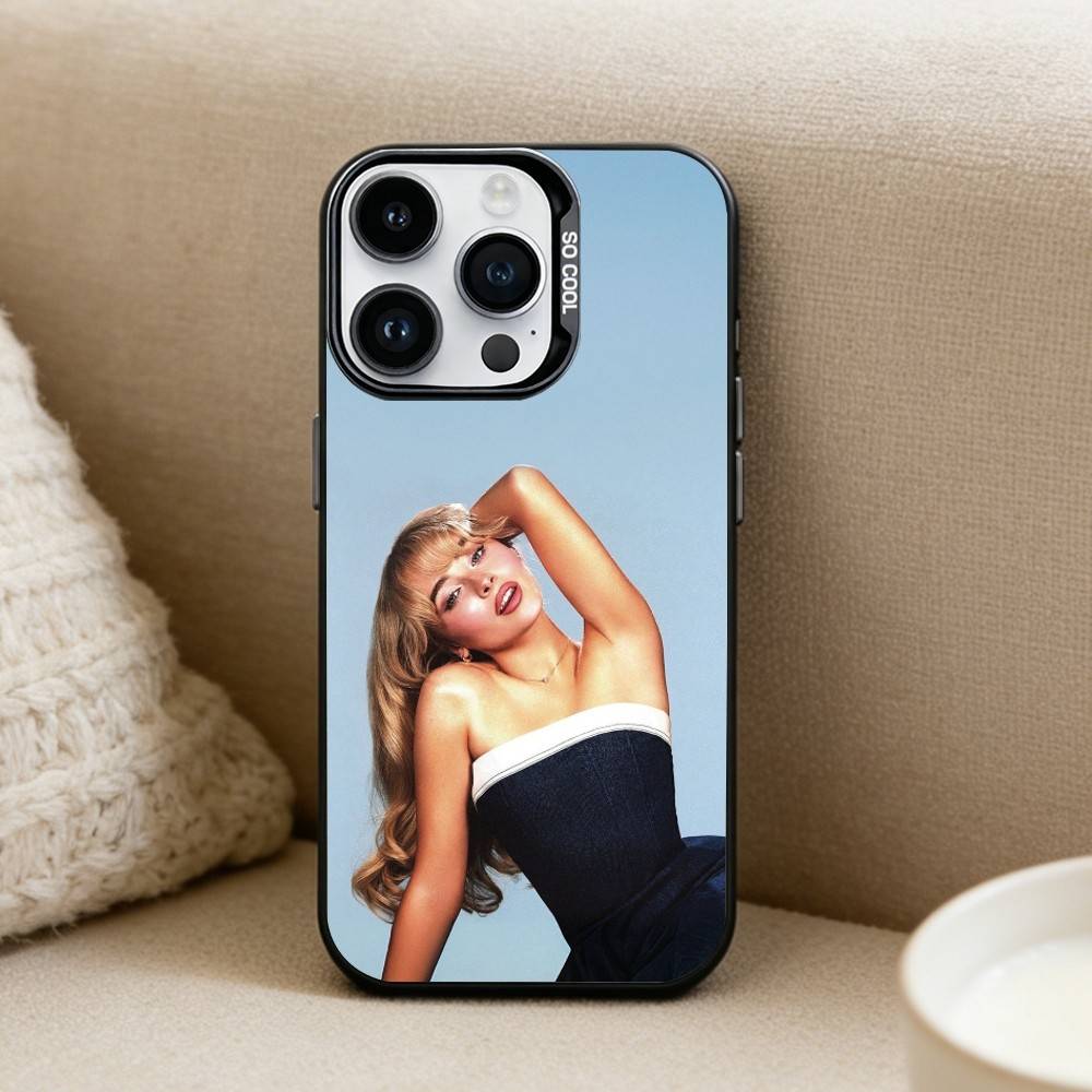 Singer S-Sabrina Carpenter Phone Case For iPhone 16,15,14,13,12,17,Pro,MAX Black Matte Shockproof Cover