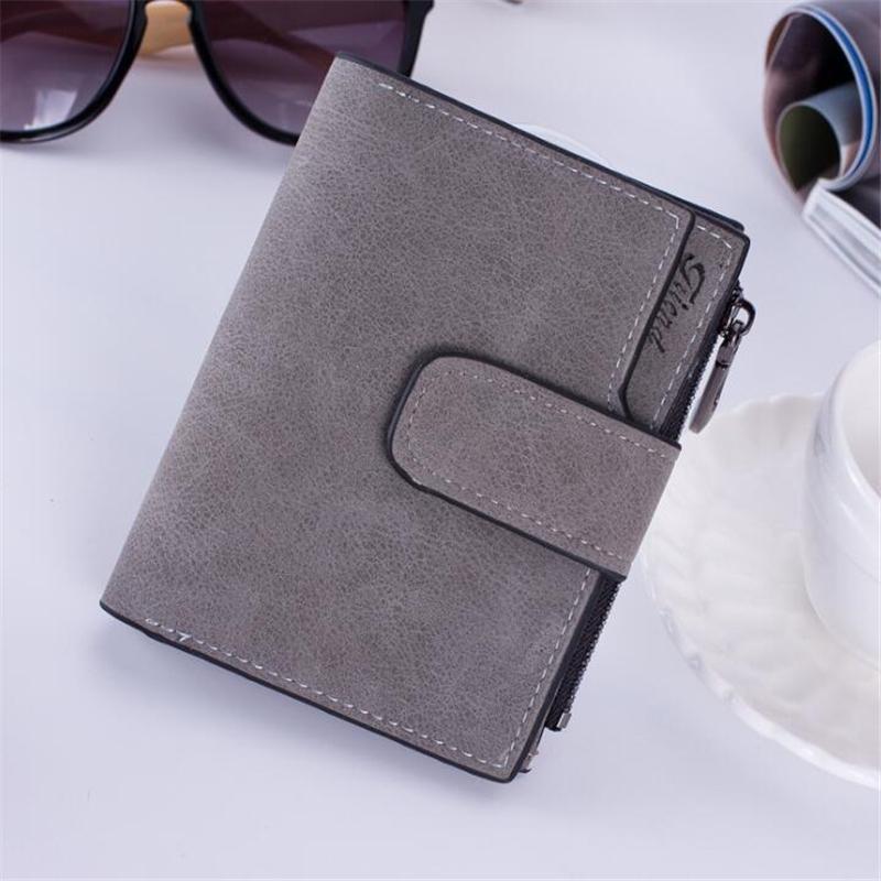 Yogodlns Dámská kabelka Mini Leather Grind Buckle Wallet Holder Card Holder Clutch Wallet Wallet