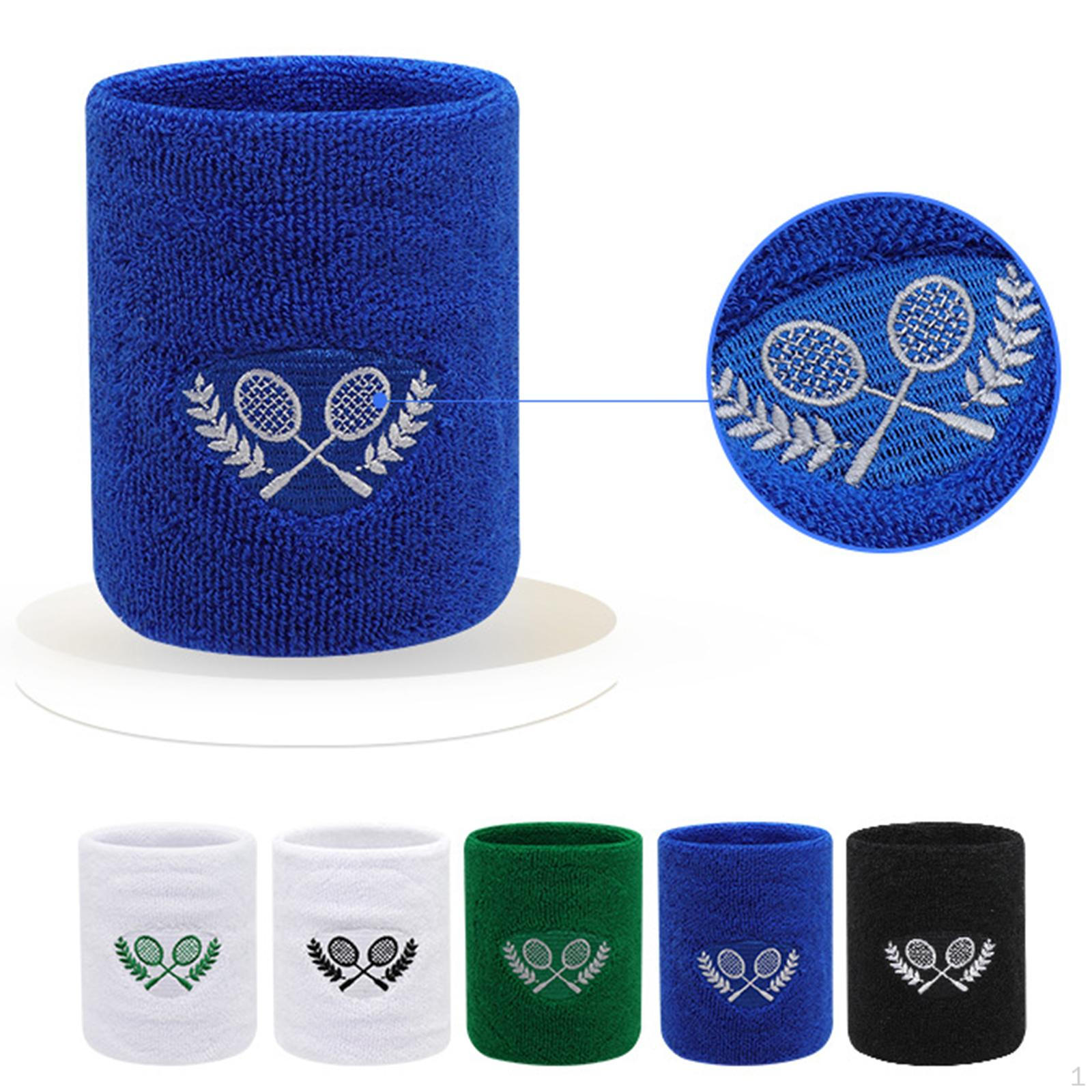 

5x Повязка на запястье, Полоска от пота, Рукав, Защита, Спортивная повязка на запястье для тенниса, спортзала, тренировок, пилатеса