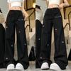 Women's Trendy High Waist Loose Straight Leg Jeans